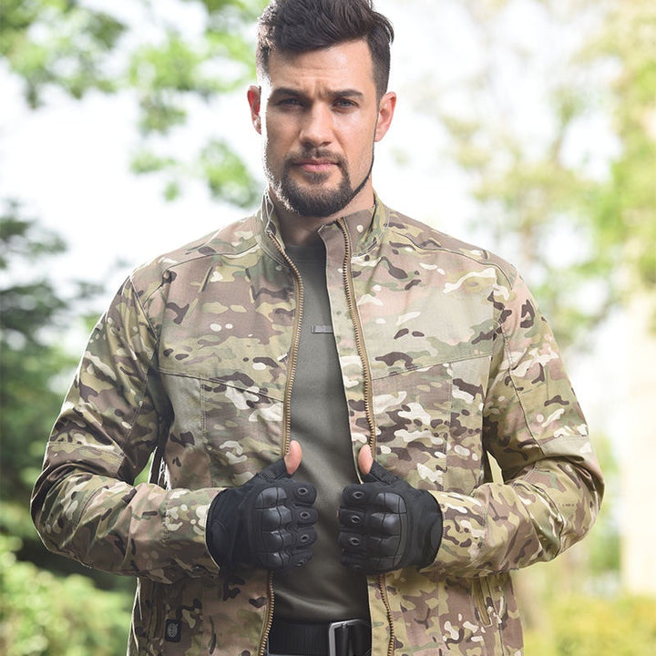 Men’s Zip Jacket with Stand-up Collar
