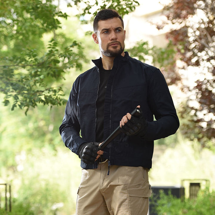 Men’s Zip Jacket with Stand-up Collar