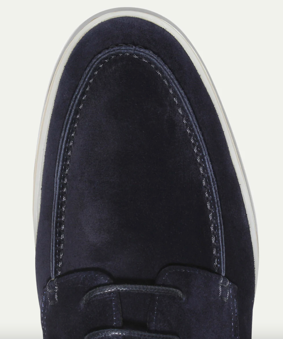 Men’s Loafers with Lace Closure and Contrast Sole