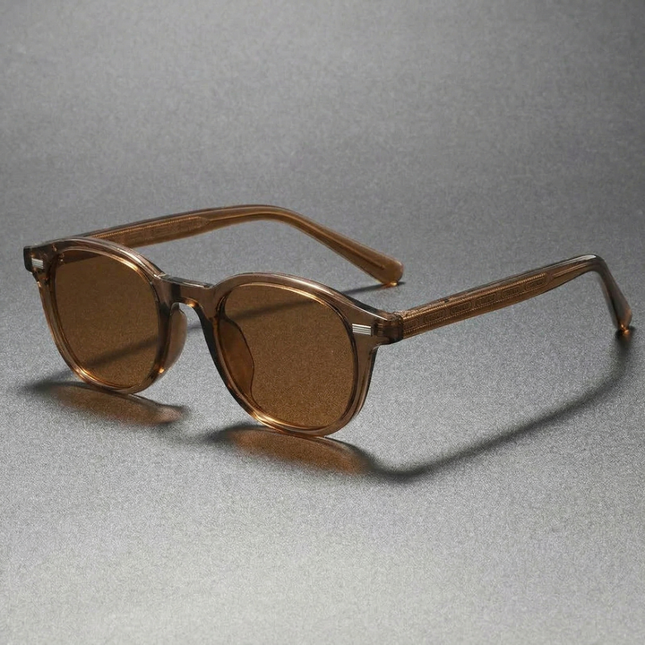 Men’s Sunglasses with Acetate Frame and Polished Finish