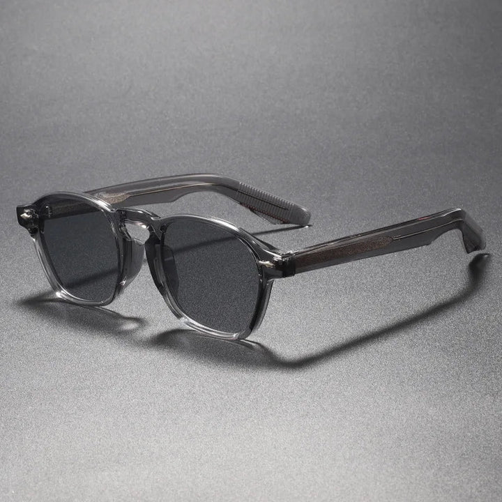 Men’s Sunglasses with Acetate Frame and Polished Finish