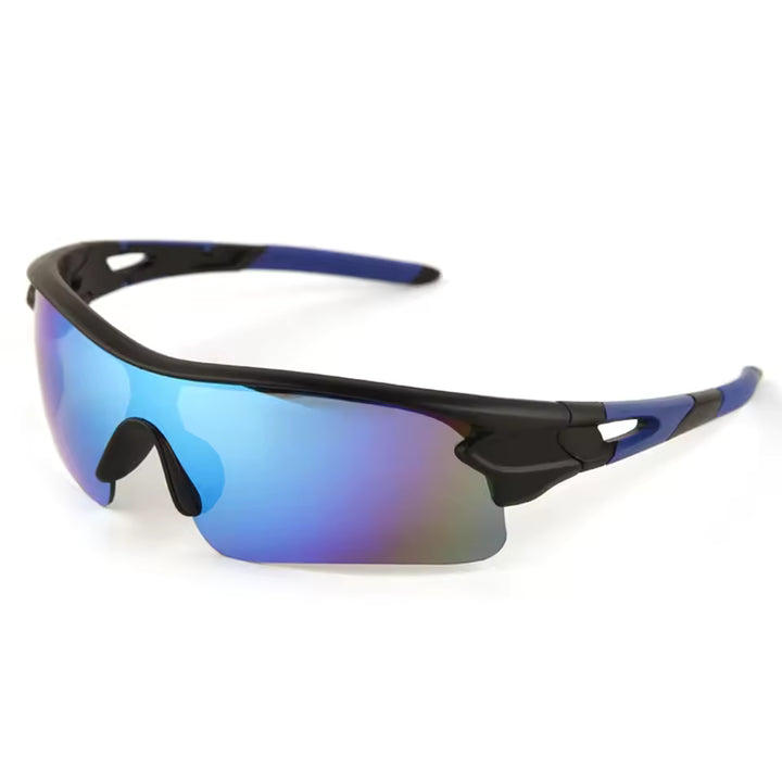 Men’s Sunglasses with Lightweight Frame and Wraparound Design