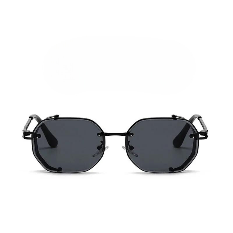 Men’s Sunglasses with Metal Accents and Round Frames