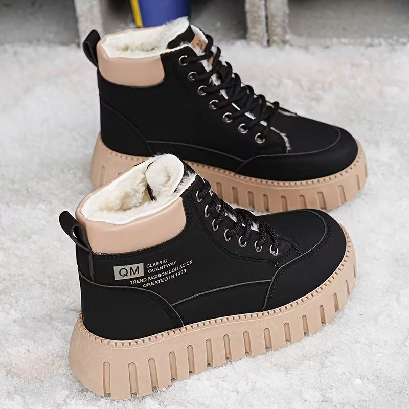 Women’s High-Top Lace-Up Winter Boots