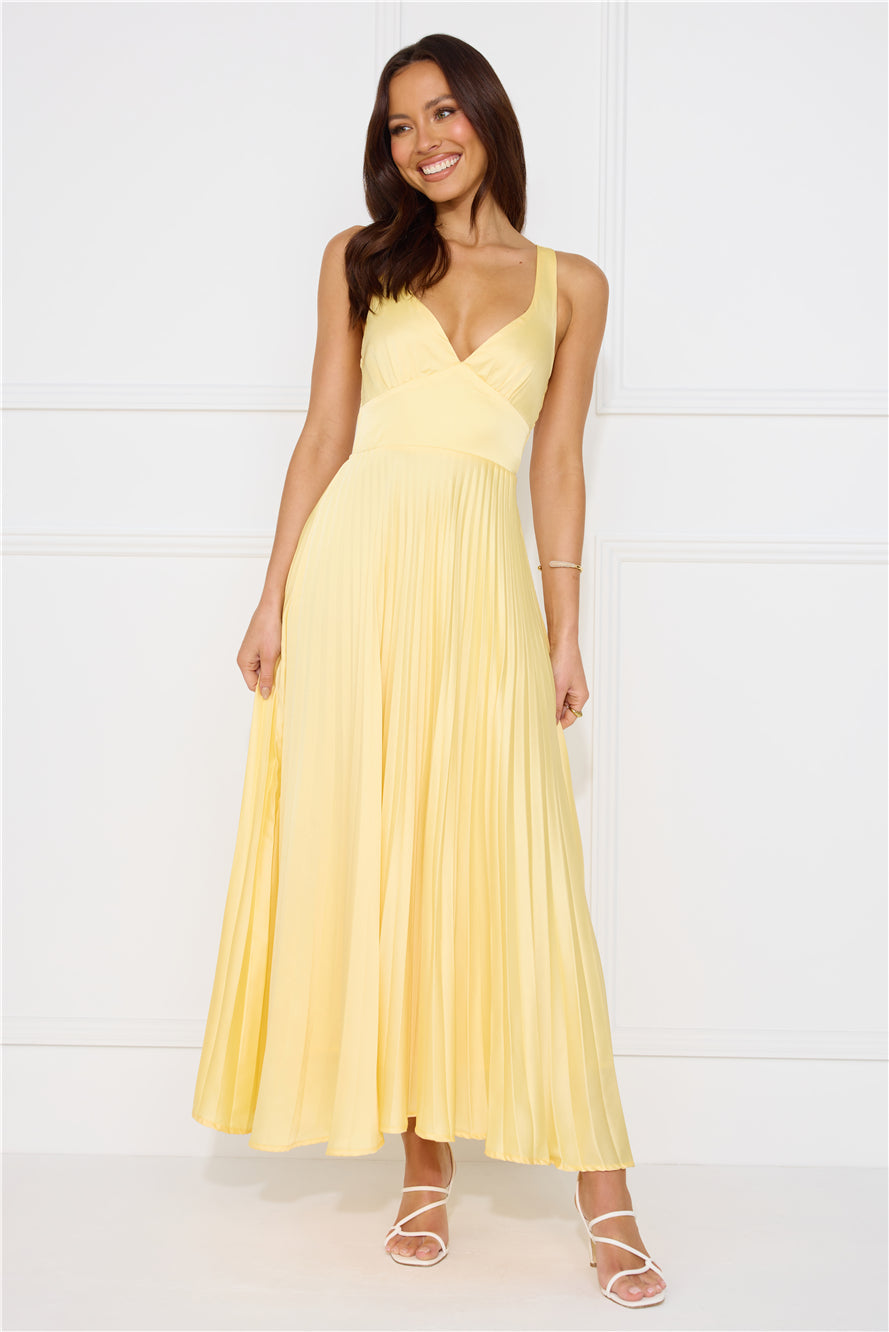 Women’s Maxi Dress with V-Neck and Crossed Back Straps