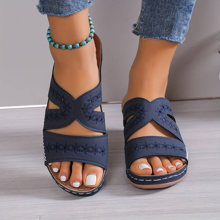 Women’s Sandals with Open Toe and Slip-Resistant Sole