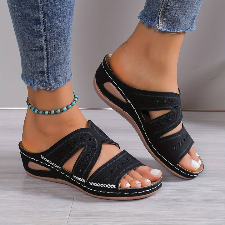 Women’s Sandals with Open Toe and Slip-Resistant Sole